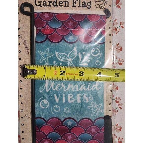 Floral Desktop Mini Flag Stand Display - Picture 3 of 4